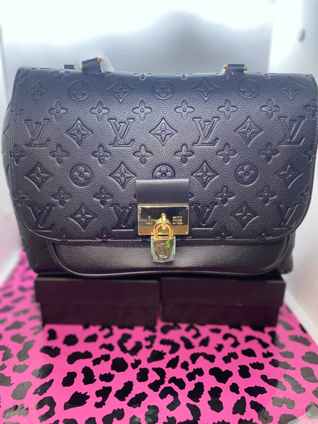 THE LUXE NK GLAM HIGH FASHION PADLOCK CROSSBODY SET - NKLV1005