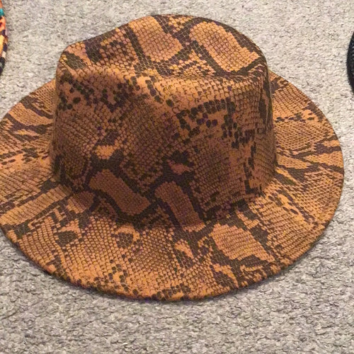 THE LUXE NK GLAM FEDORA HAT - CAMOHAT