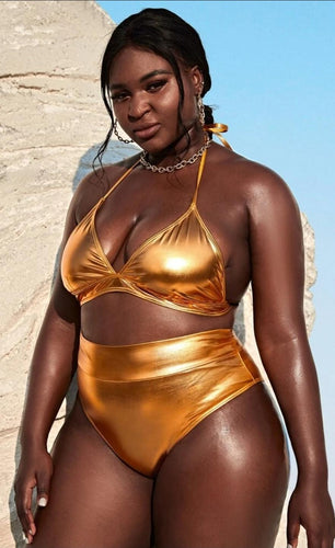 THE LUXE CLASSIC NK GOLD SWIMSUIT- NKSW2