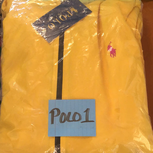THE LUXE NK GLAM YELLOW POLO TRACKSUIT- POLO1