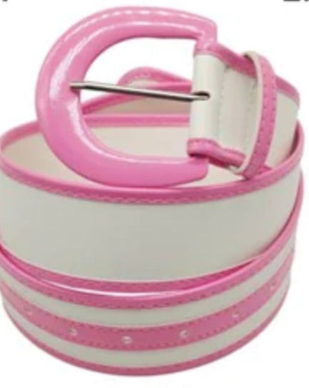 THE LUXE NK GLAM GIRL ACCESSORY & BELT COLLECTION - PU LEATHER COLOR COATING BELT - MA0295