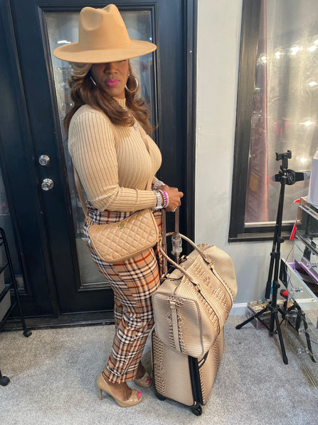 THE LUXE CLASSIC NK  PLAID SET- NK178