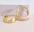THE LUXE NK GLAM GIRL LUXURY JEWELRY COLLECTION - HEARTS ON FIRE HEART HOOP EARRINGS - VER5278