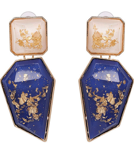 THE LUXE NK GLAM GIRL LUXURY JEWELRY COLLECTION - GEOMETRIC CHUNKY STATEMENT EARRINGS - 847709