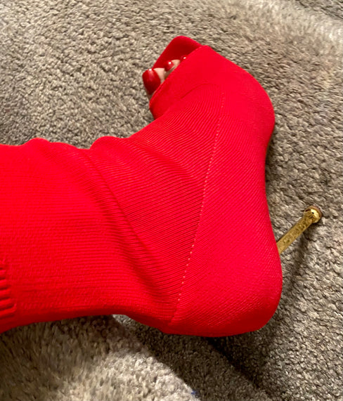 THE LUXE NK GLAM STRETCHY BOOTIES HEELS - NKF500