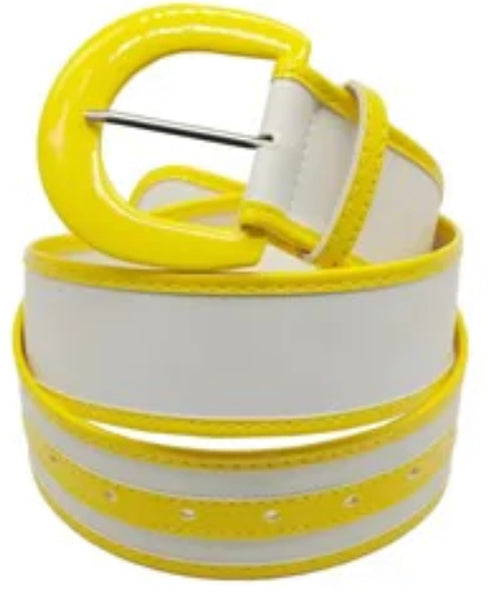 THE LUXE NK GLAM GIRL ACCESSORY & BELT COLLECTION - PU LEATHER COLOR COATING BELT - MA0295
