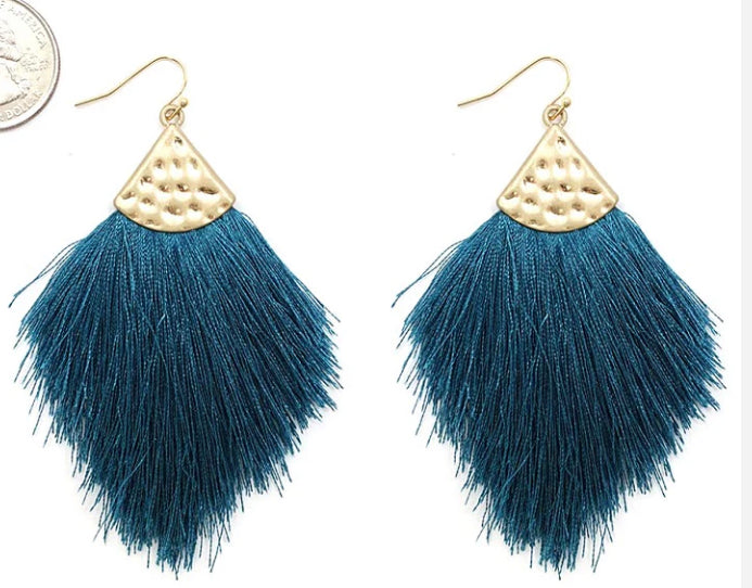 THE LUXE NK GLAM GIRL LUXURY JEWELRY COLLECTION - GOLD THREAD MERMAID EARRINGS - MER4964-