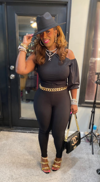 THE LUXE NK GLAM SCUBA JEGGINGS- NK7