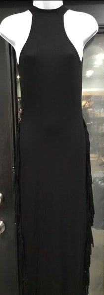 THE LUXE CLASSIC NK MAXI FRINGE DRESS-NKA4023