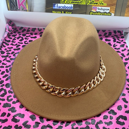 THE LUXE CLASSIC NK CUBAN LINK FEDORA HATS- NKH1