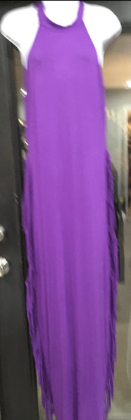 THE LUXE CLASSIC NK MAXI FRINGE PLUS BODYCON -NKA4030