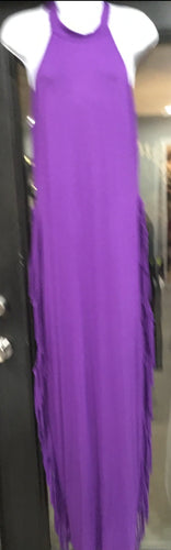 THE LUXE CLASSIC NK MAXI FRINGE PLUS BODYCON -NKA4030