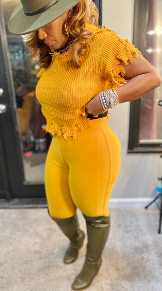 THE LUXE NK GLAM SCUBA JEGGINGS- NK7