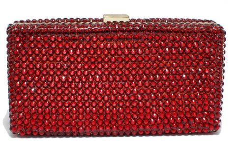 THE LUXE NK GLAM GIRL BELTS & ACCESSORY COLLECTION - GLAMOUR GIRL RHINESTONE EVENING CLUTCH -MMA12167