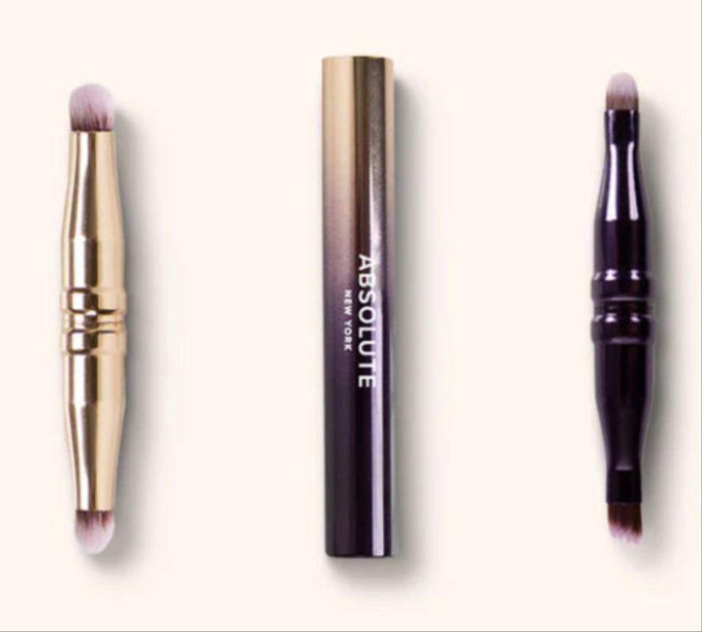 THE LUXE NK GLAM FLY GIRL BEAUTY COLLECTION - 4 IN 1 EYE DETAILING & LIP BRUSH - ABMB27