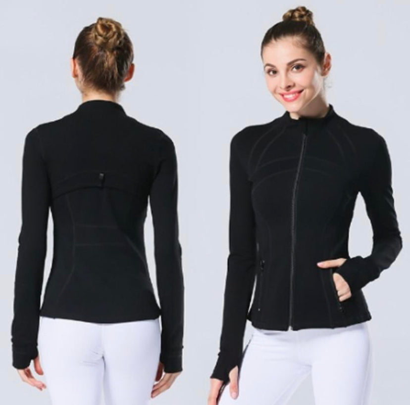 THE LUXE NK GLAM GIRL ACTIVE WEAR COLLECTION - NK FITTED ZIP UP ACTIVE WEAR JACKET - TP-3447