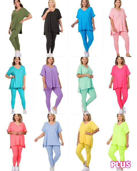 THE LUXE NK GLAM GIRL CUTE & COMFY COLLECTION - SUPER SOFT & STRETCHY SHORT SLEEVE SET -MTMP57023