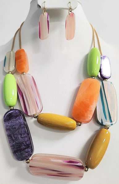 THE LUXE NK GLAM GIRL LUXURY JEWELRY & ACCESSORIES - MULTI LAYER STATEMENT PIECE NECKLACE SET -VOLUME 1